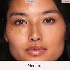 Jouer close-up texture of pressed powder showing silky matte particles and blurring benefit