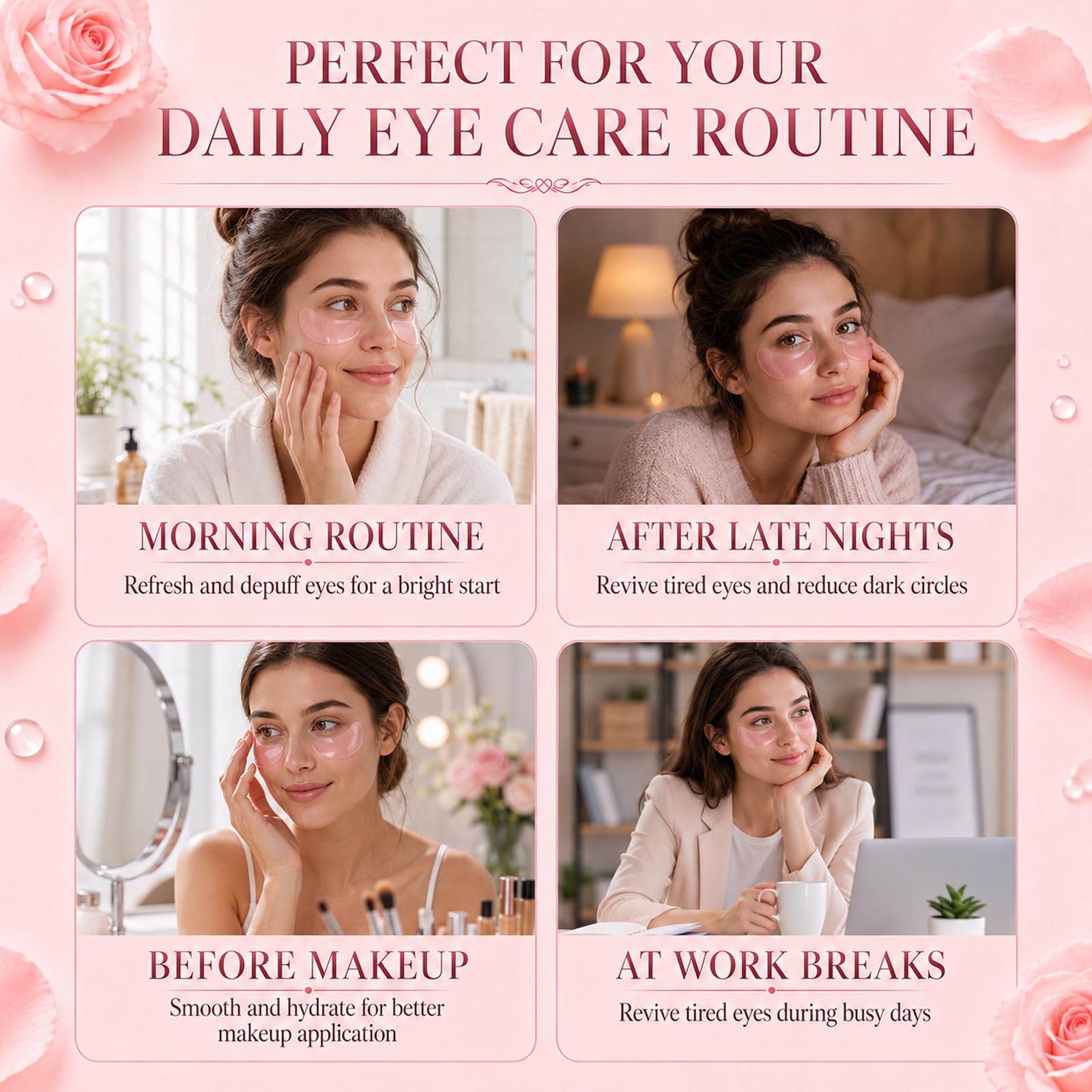 JOYAONE lifestyle relaxed setting with user resting and patches applied for quick refresh benefit