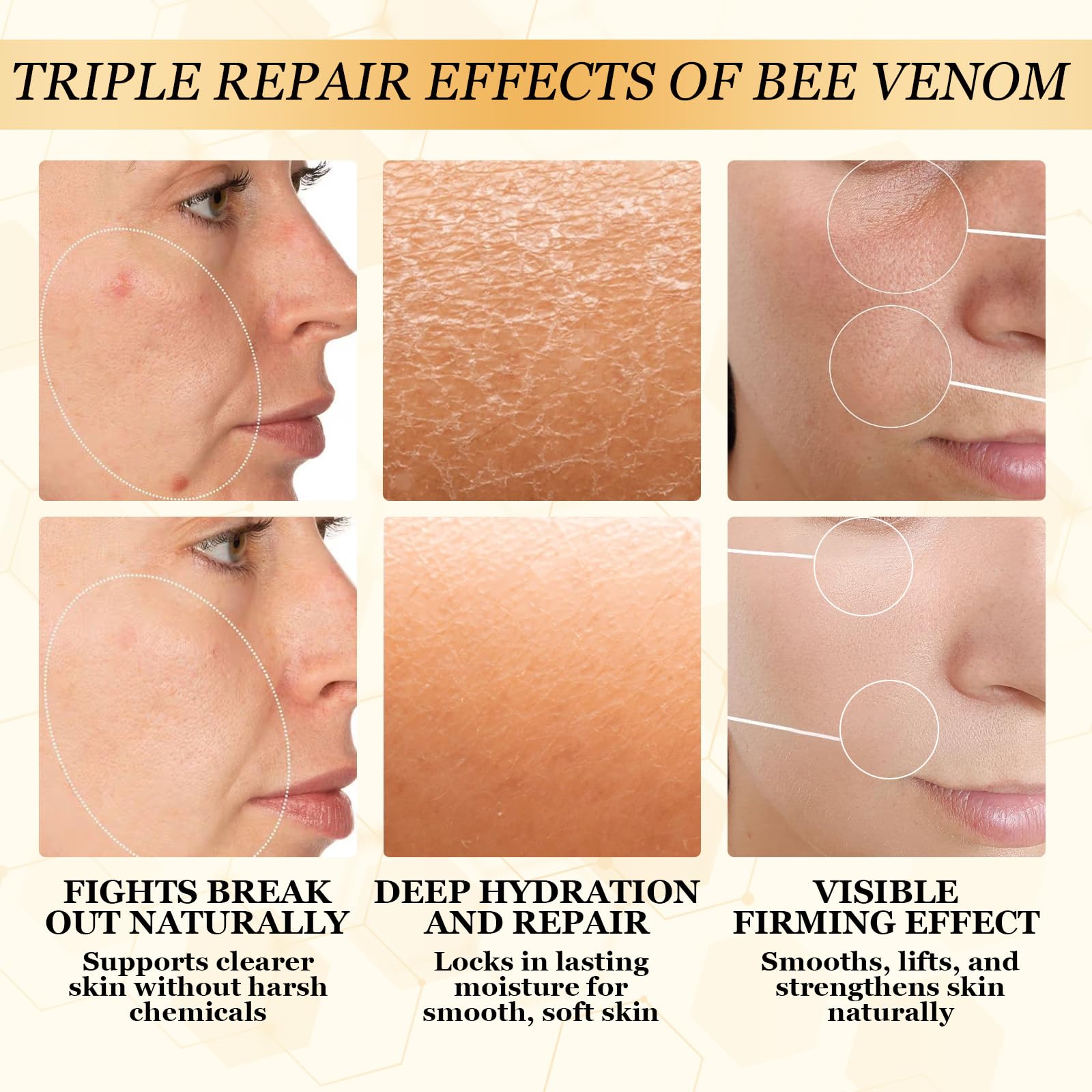 JOYAONE demonstrating neck and décolletage application for visible tightening