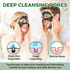 JOYAONE peeling off mask to reveal cleaner-looking skin and lifted debris