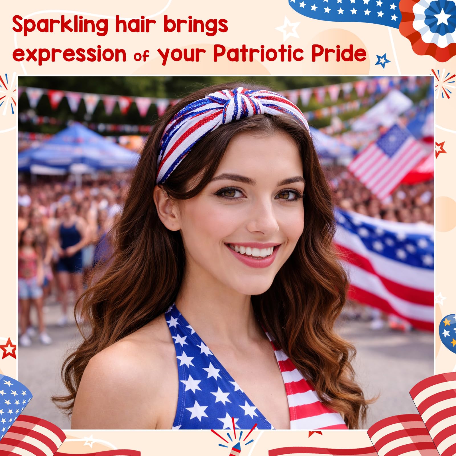 Joyline headband worn with ponytail demonstrating secure hold and all-day comfort