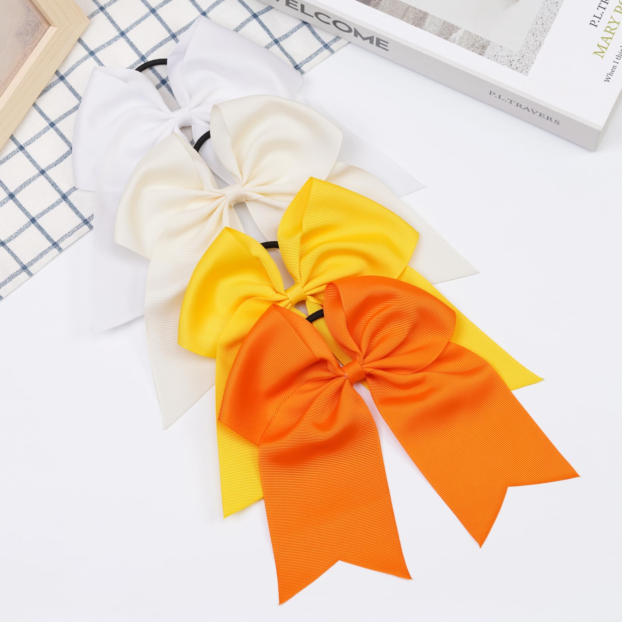 JOYOYO on model high ponytail illustrating secure, visible bow