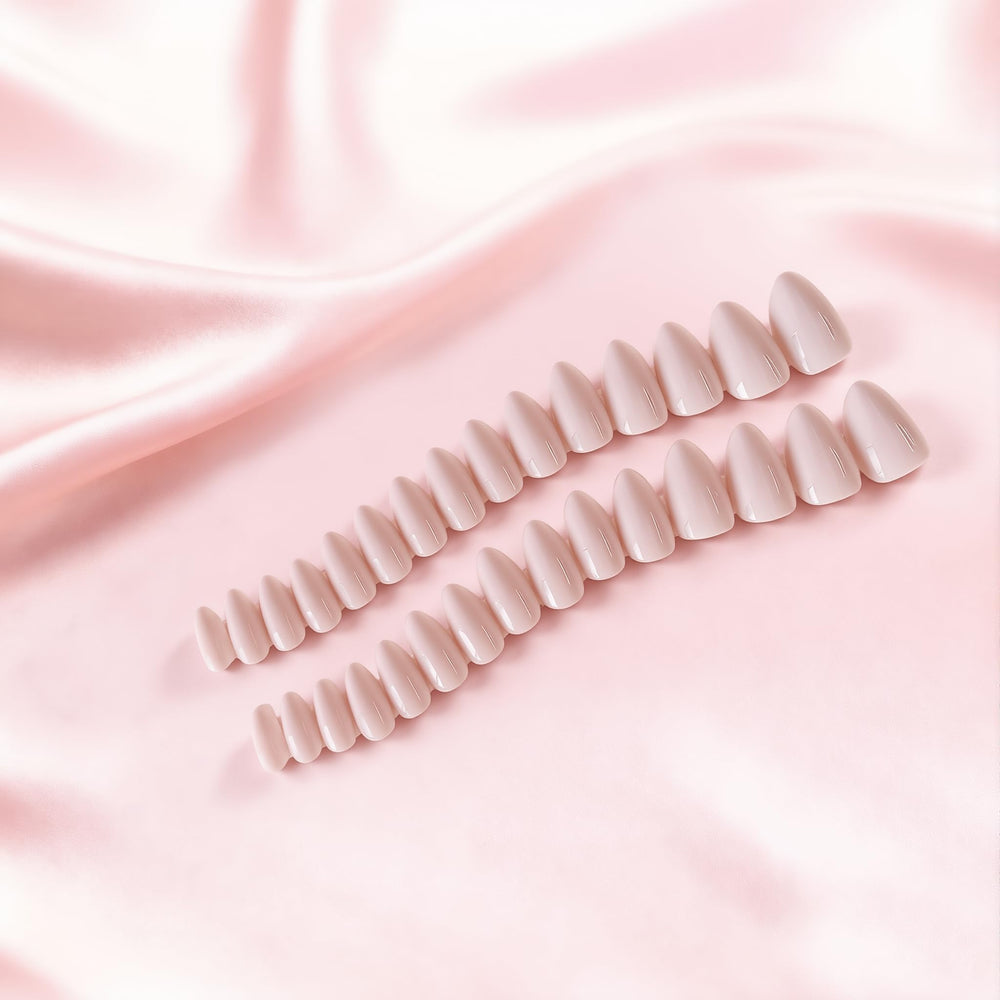 JOYVVEW mini file cuticle stick and prep pad displayed with nails