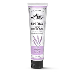 J.R. Watkins front tube showing lavender scent and size, hydrates hands.