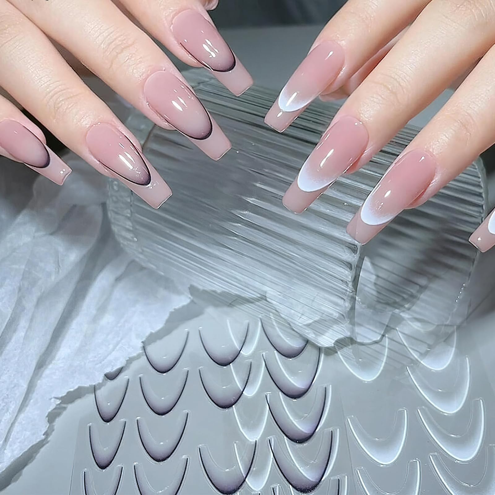Jremg before and after manicure comparison showing transformed nails, instant style benefit