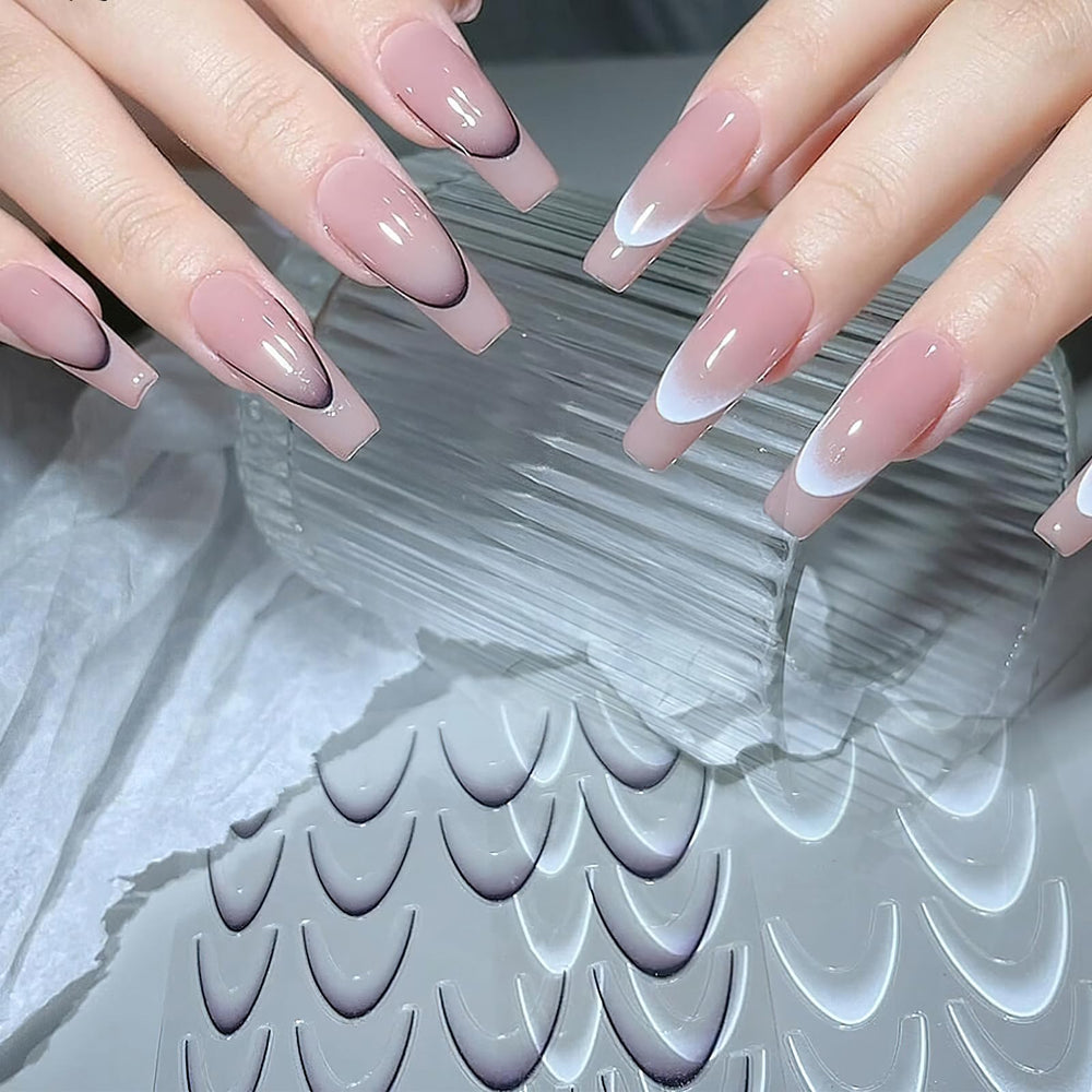 Jremg before and after manicure comparison showing transformed nails, instant style benefit