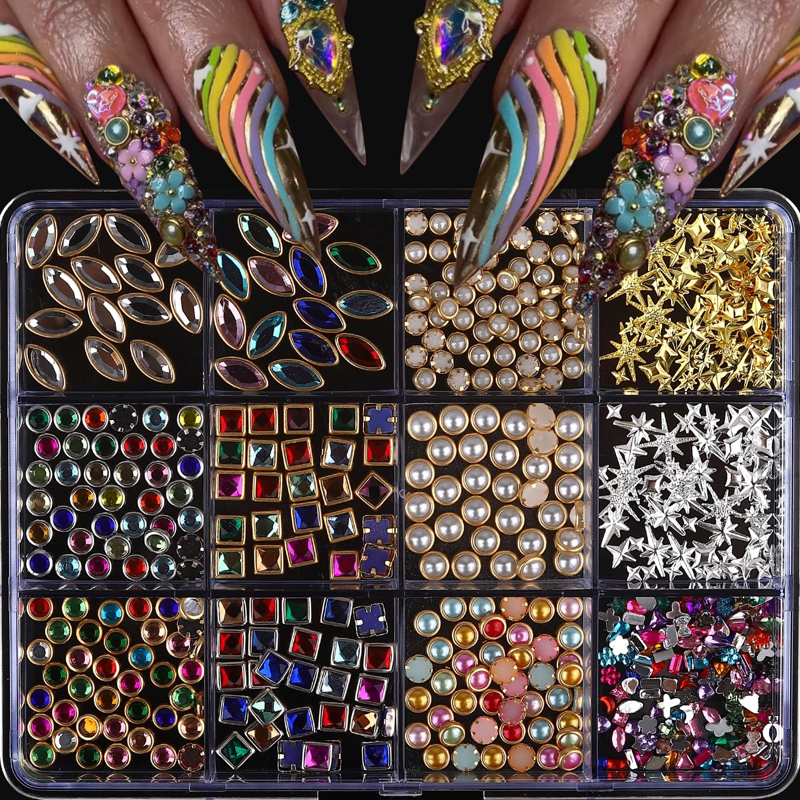 Jremg front packaging showing 12 grids and colorful benefits