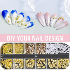 Jremg charms applied on acrylic thumb showing secure placement and salon-quality finish benefit
