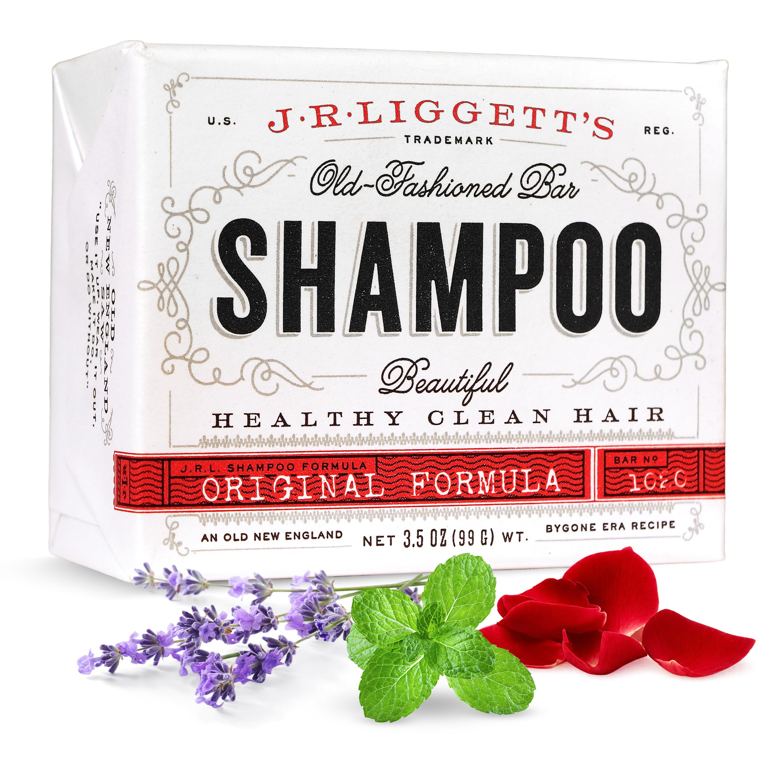 J·R·LIGGETT'S bar front packaging showing brand and benefits