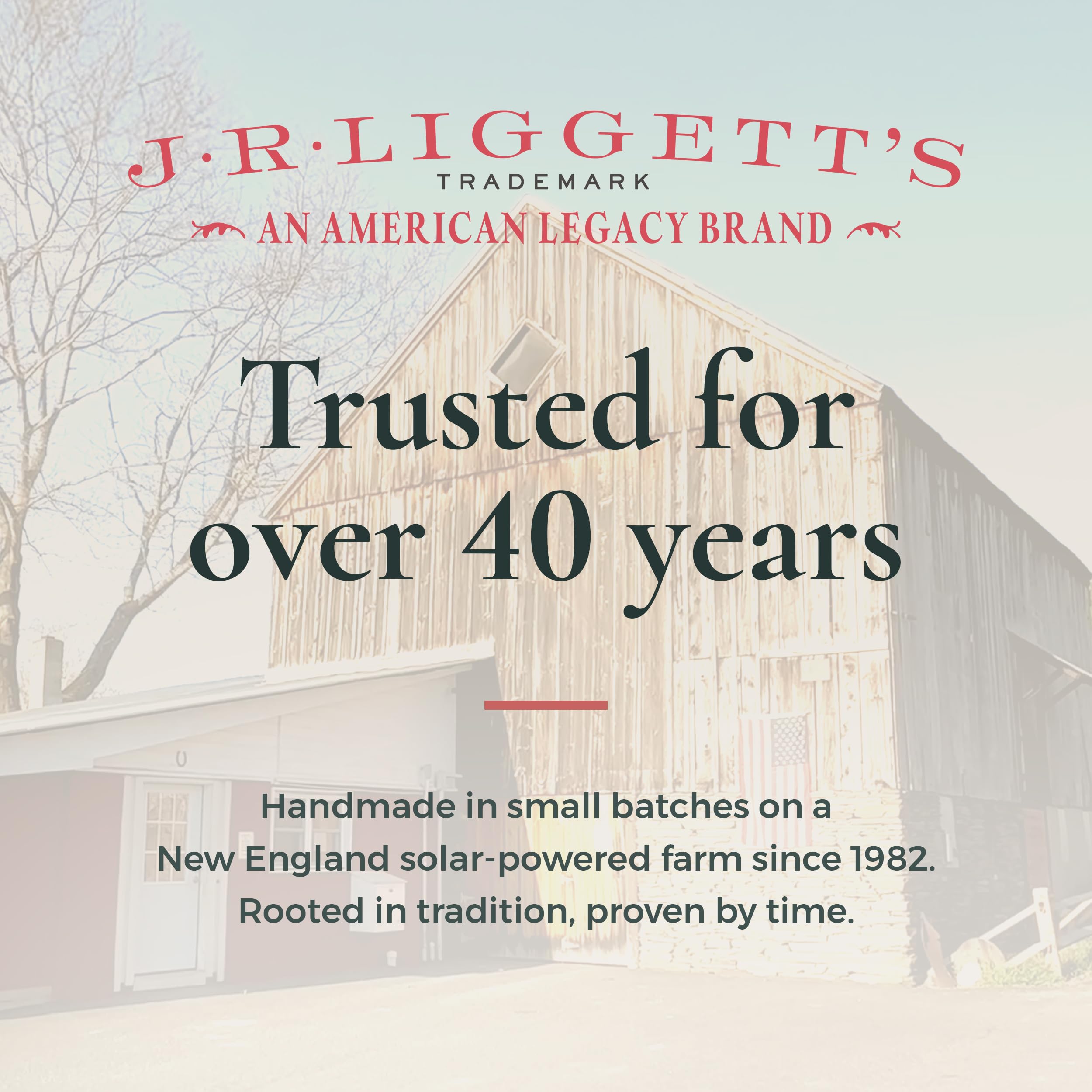 J·R·LIGGETT'S farm workshop solar-powered production context