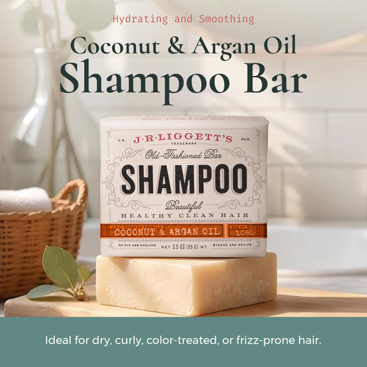 J·R·LIGGETT'S close-up bar texture highlighting rich oils and long-lasting benefit