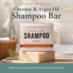 J·R·LIGGETT'S close-up bar texture highlighting rich oils and long-lasting benefit