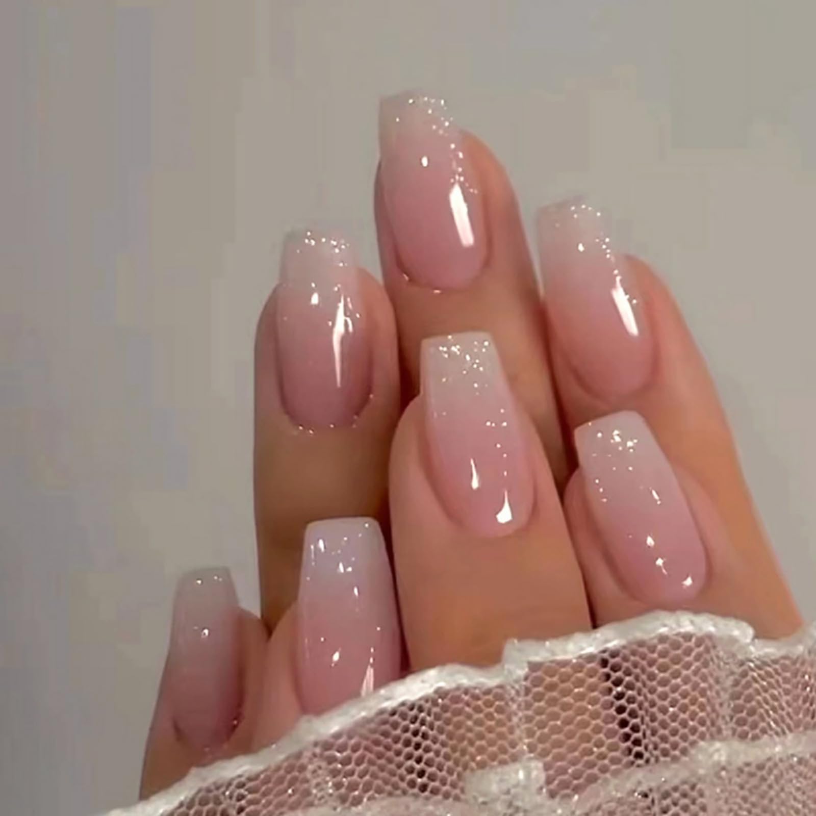 Jsiallye close-up of pink gradient detail highlighting smooth finish and color depth