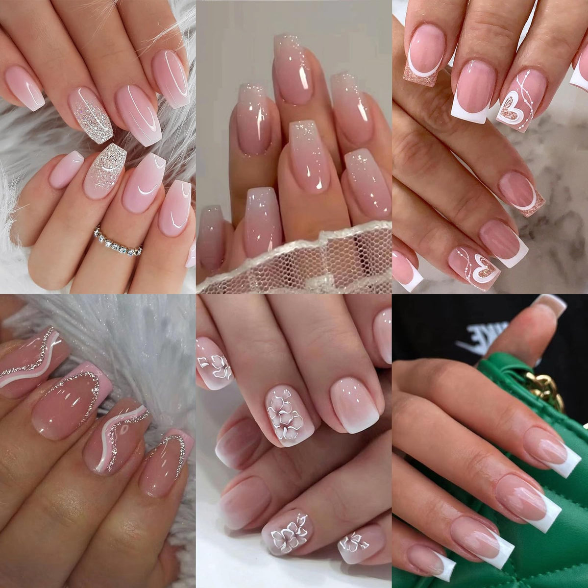 Jsiallye front packaging showing six-style kit and pink gradient benefit fast selection