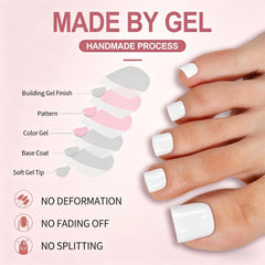 Jsiallye toenails beside a ruler showing scale to help size selection and planning