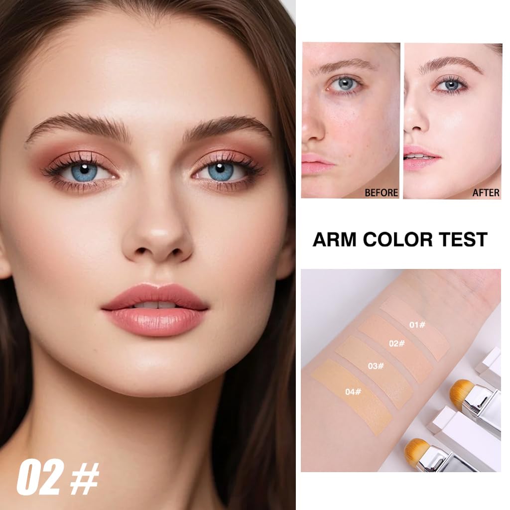 JUAAZIN close-up of built-in brush demonstrating easy blending benefit