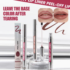 JUAAZIN lips after peel closeup displaying the matte stain and long-lasting wear advantage