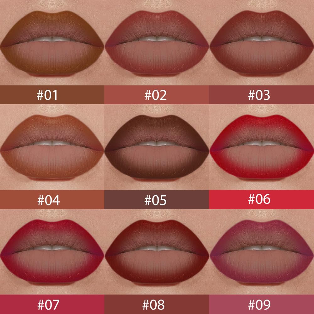 JUAAZIN lip color on model showcasing natural ombré and long-wear finish