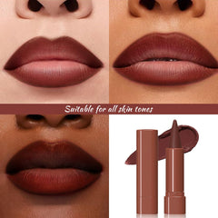 JUAAZIN creamy texture swatch on skin showing rich matte pigment