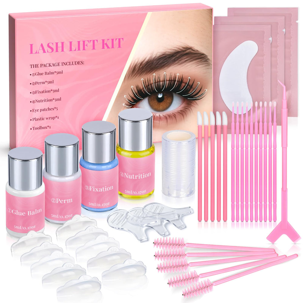 JUANCHI front packaging showing full lash lift kit benefits
