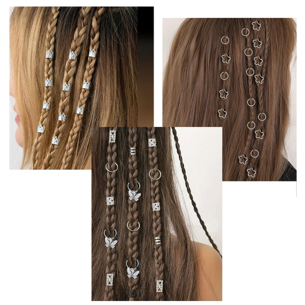 JUCCPUL close-up of silver charms highlighting fine details and durability