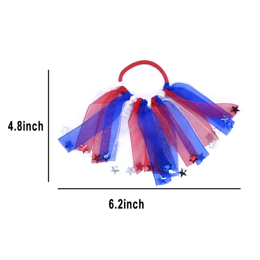 JUCCPUL hair in a ponytail wearing the tie, keeps hair secure benefit