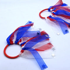 JUCCPUL hair ties styled at a picnic, adds patriotic flair to outfits benefit