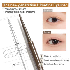 JUDYDOLL being applied to inner lash line demonstrating precise control