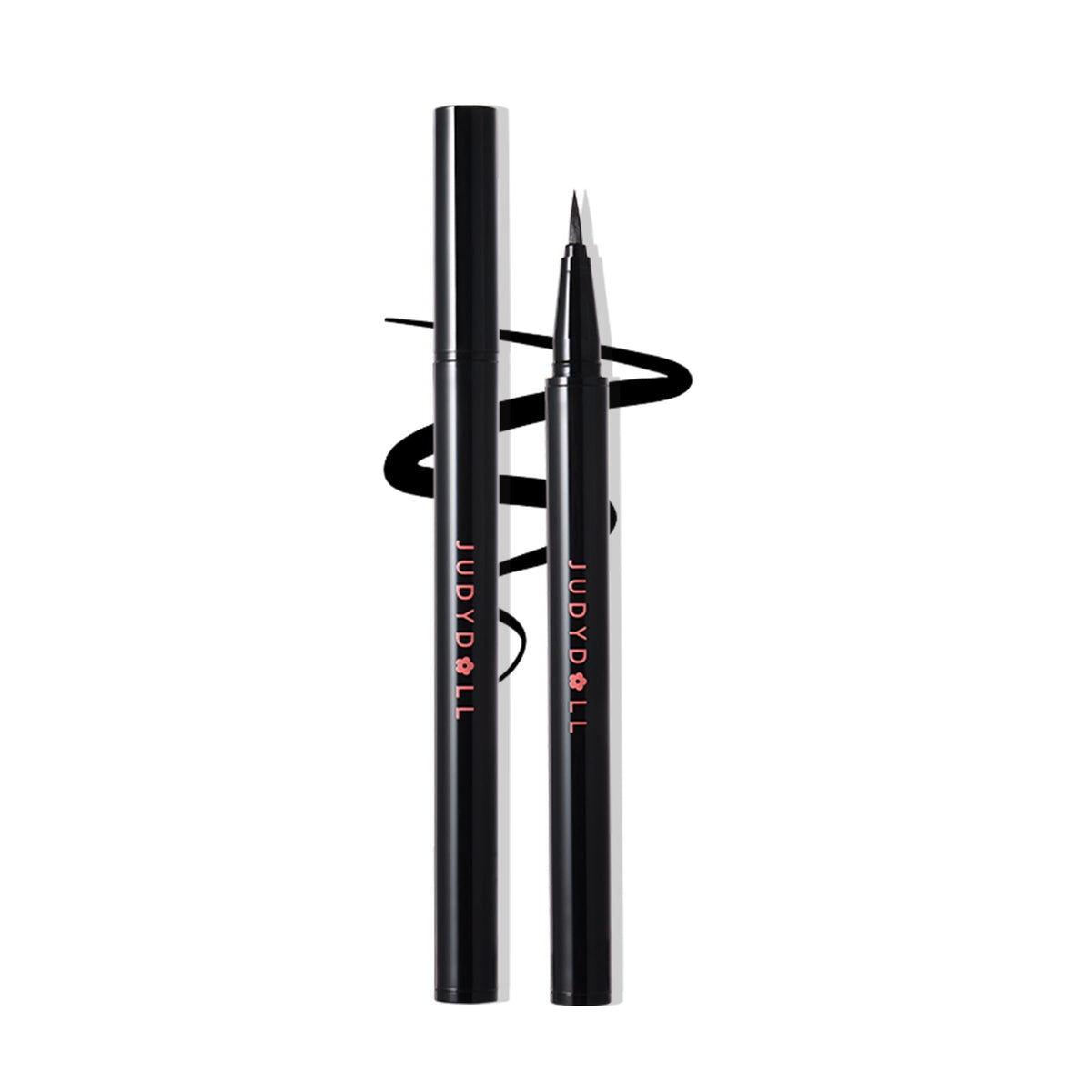 JUDYDOLL front packaging showing sleek black liner and benefits