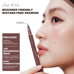 JUDYDOLL single smooth ink swipe on skin showing even pigmentation and quick dry benefit