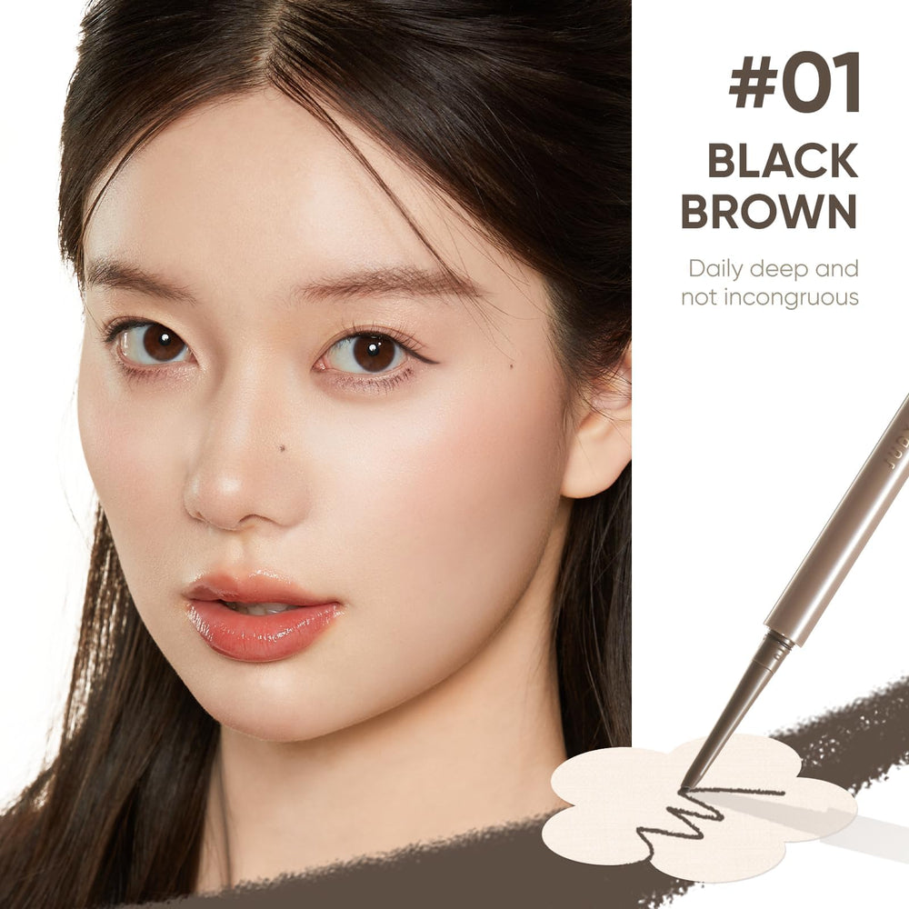 JUDYDOLL gel core texture close-up showing smooth glide and break-resistant formula