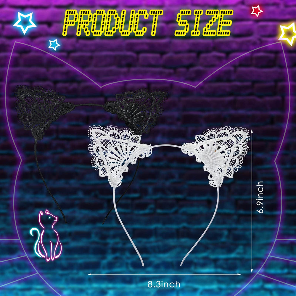 Juexica lit cat ears glowing in the dark for standout night visibility