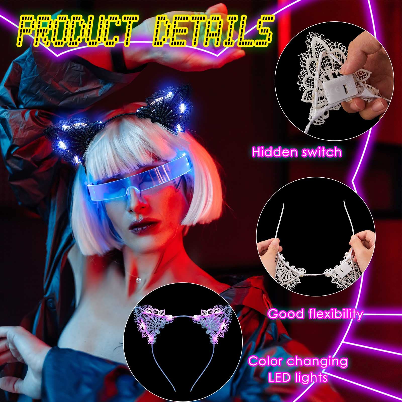 Juexica headband worn at a party highlighting playful costume appeal