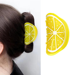 Jufenglin clip securing a messy bun with stable, non-slip grip