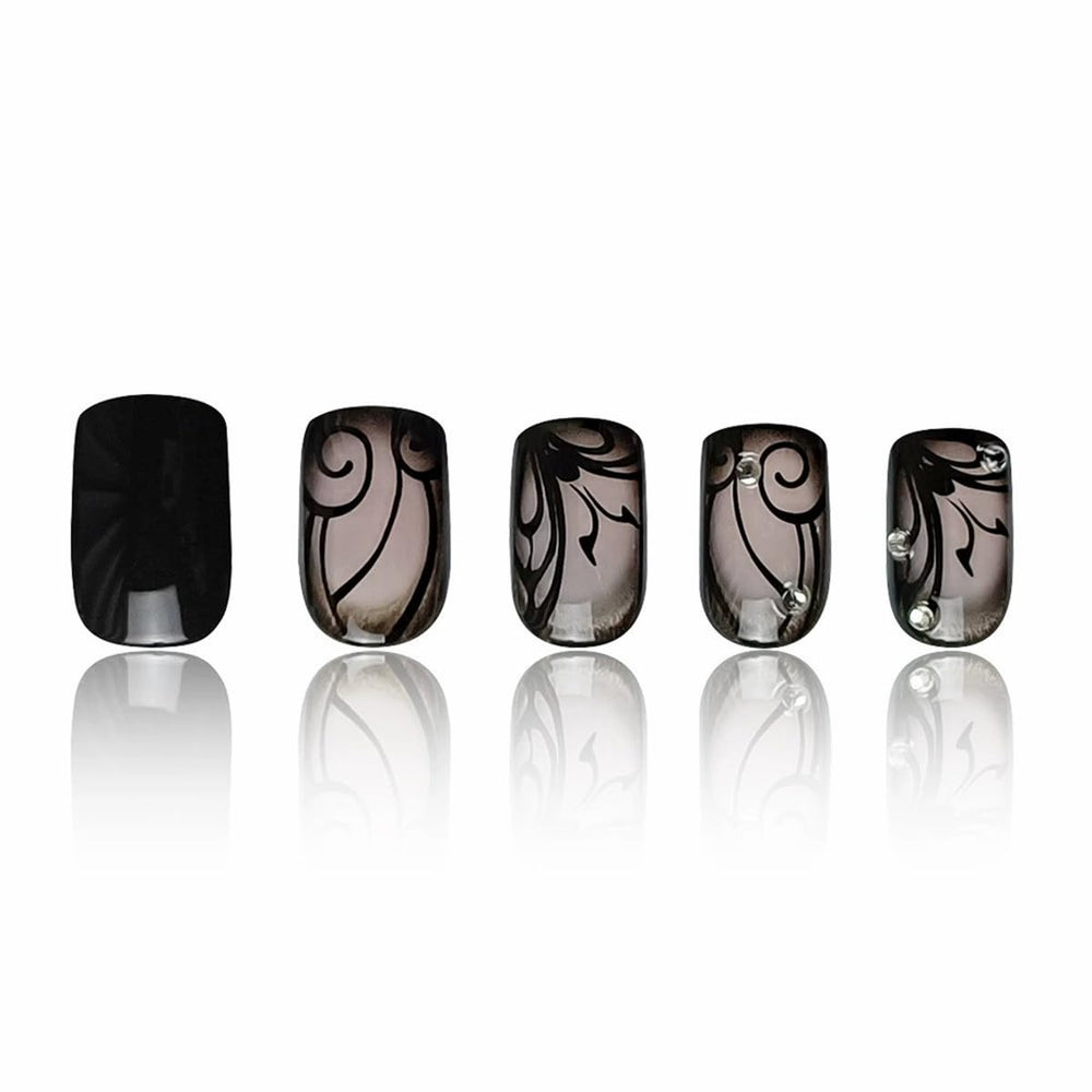 juggssa hand model wearing nails showing instant salon finish benefit