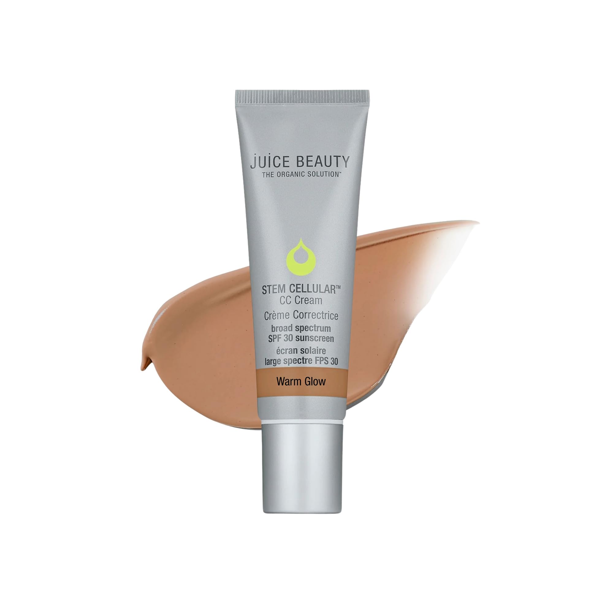 Juice Beauty front packaging showing Warm Glow tint and benefits