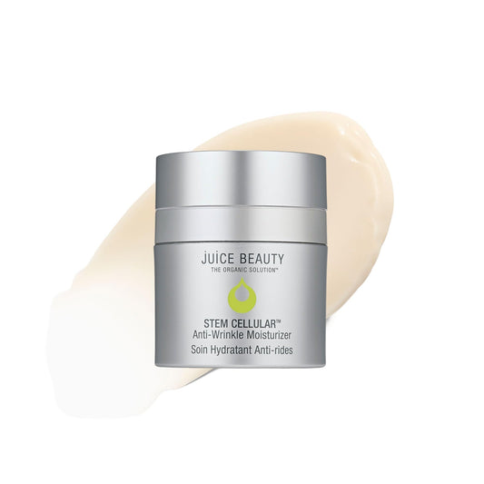 Juice Beauty front packaging showing product benefits and elegant bottle