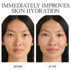 Juice Beauty model applying moisturizer to forehead for hydrated skin