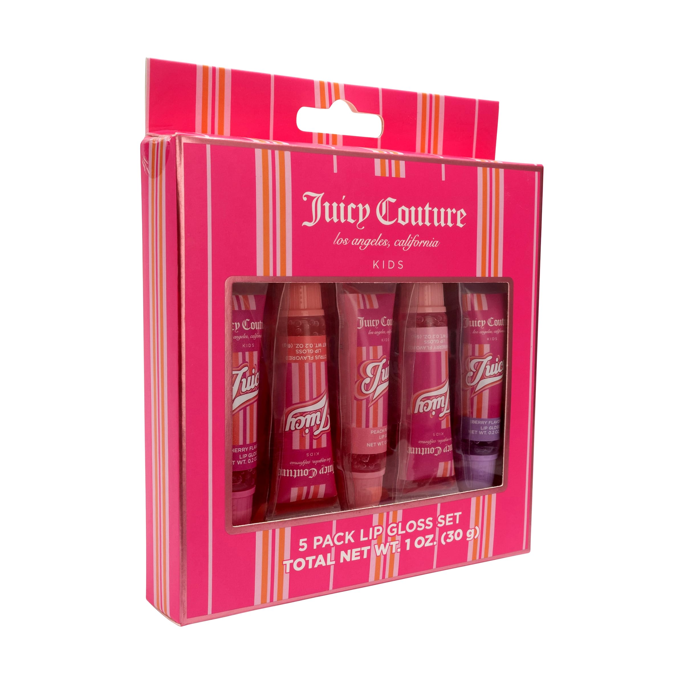 Juicy Couture gloss texture close-up highlighting smooth, non-sticky shine on lips