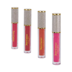 Juicy Couture gloss tubes beside coin for scale showing travel-friendly size