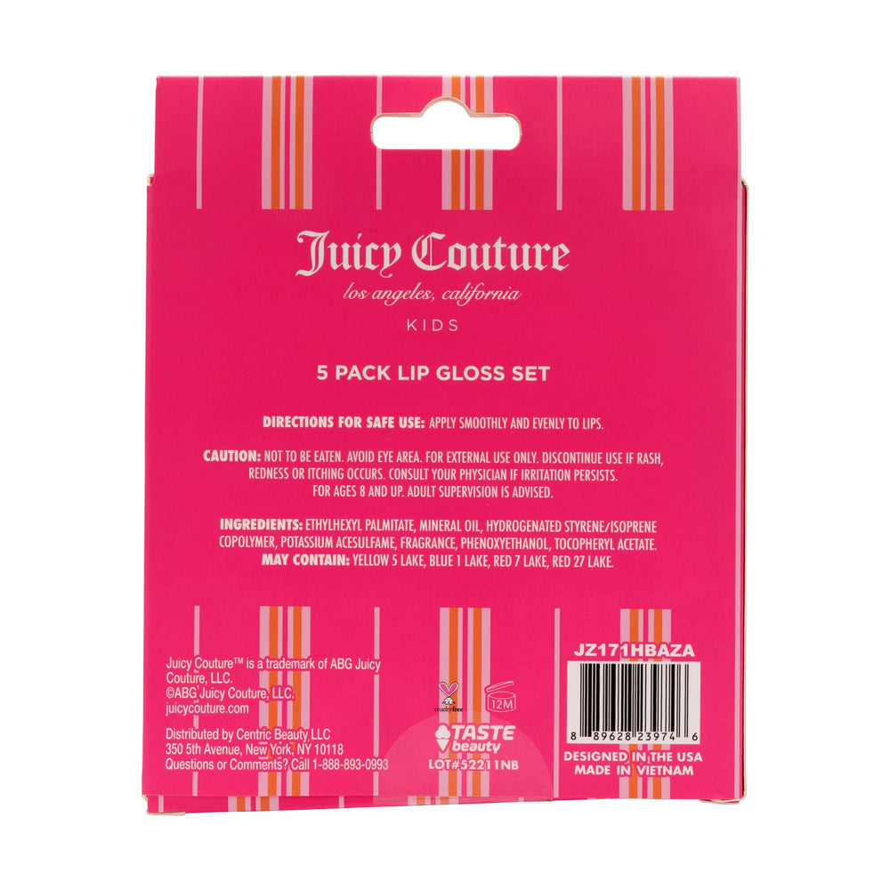 Juicy Couture tube detail and applicator tip demonstrating simple, mess-free application