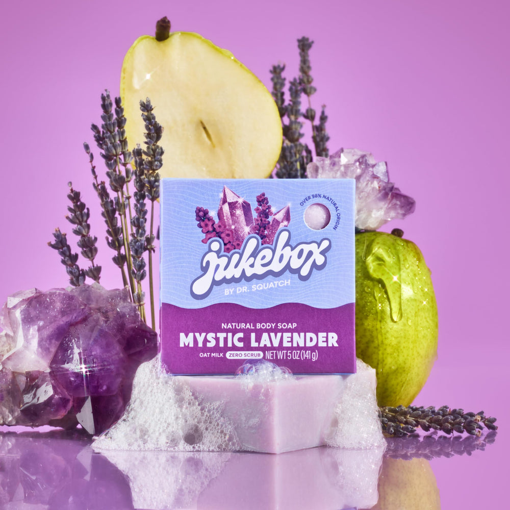 JUKEBOX Coconut Dreamin' bar showing tropical scent and moisturizing benefit