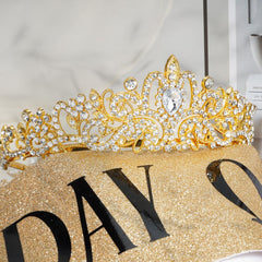 Jukeios sash and crown worn at party showing celebratory standout effect