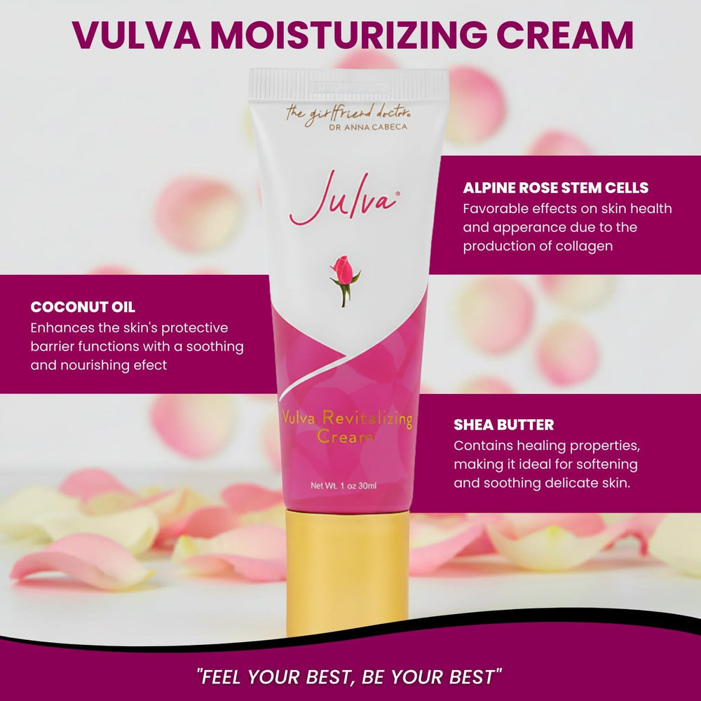 Julva jar label detail showing formulation and Dr. Anna Cabeca branding clarity