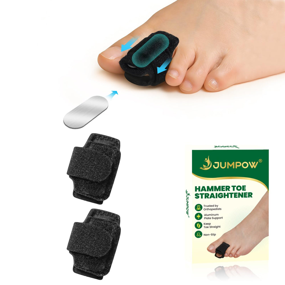 JUMPOW front view of straightener showing low-profile fit and comfort