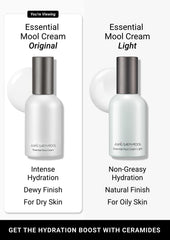 JUNG SAEM MOOL before and after makeup canvas illustrating smoother foundation application