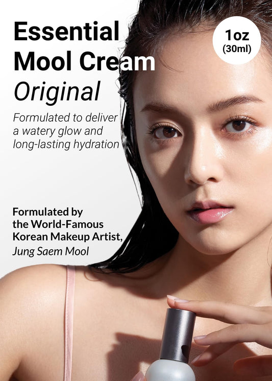 JUNG SAEM MOOL cream texture close-up highlighting fast absorption benefit
