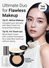 JUNG SAEM MOOL cream with ingredient accents showing soothing benefits