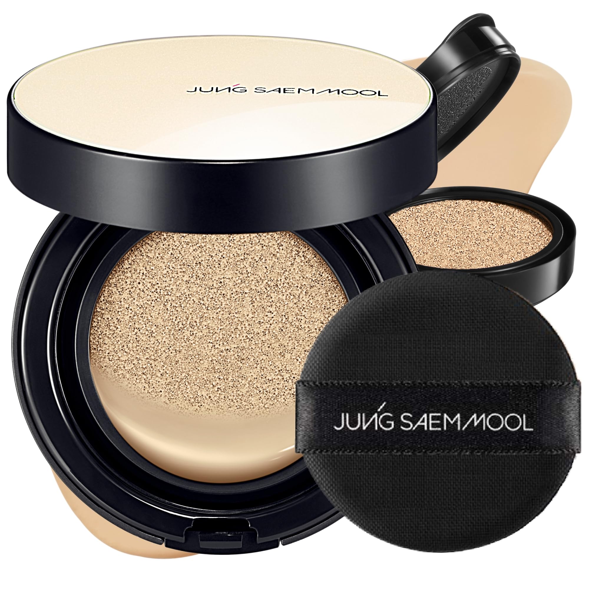JUNG SAEM MOOL compact front view showing sleek design and benefit of portability