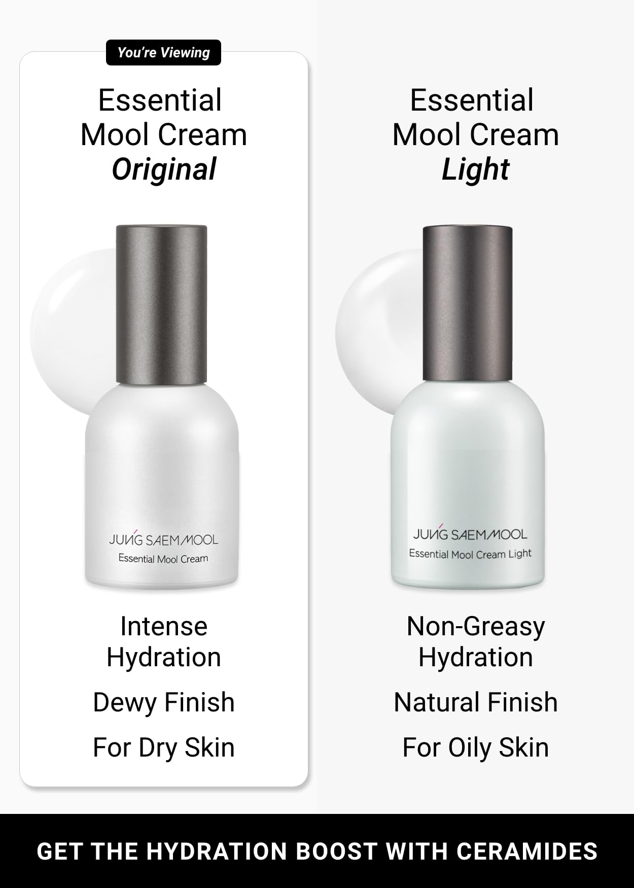 JUNG SAEM MOOL product next to ruler showing compact travel-friendly size